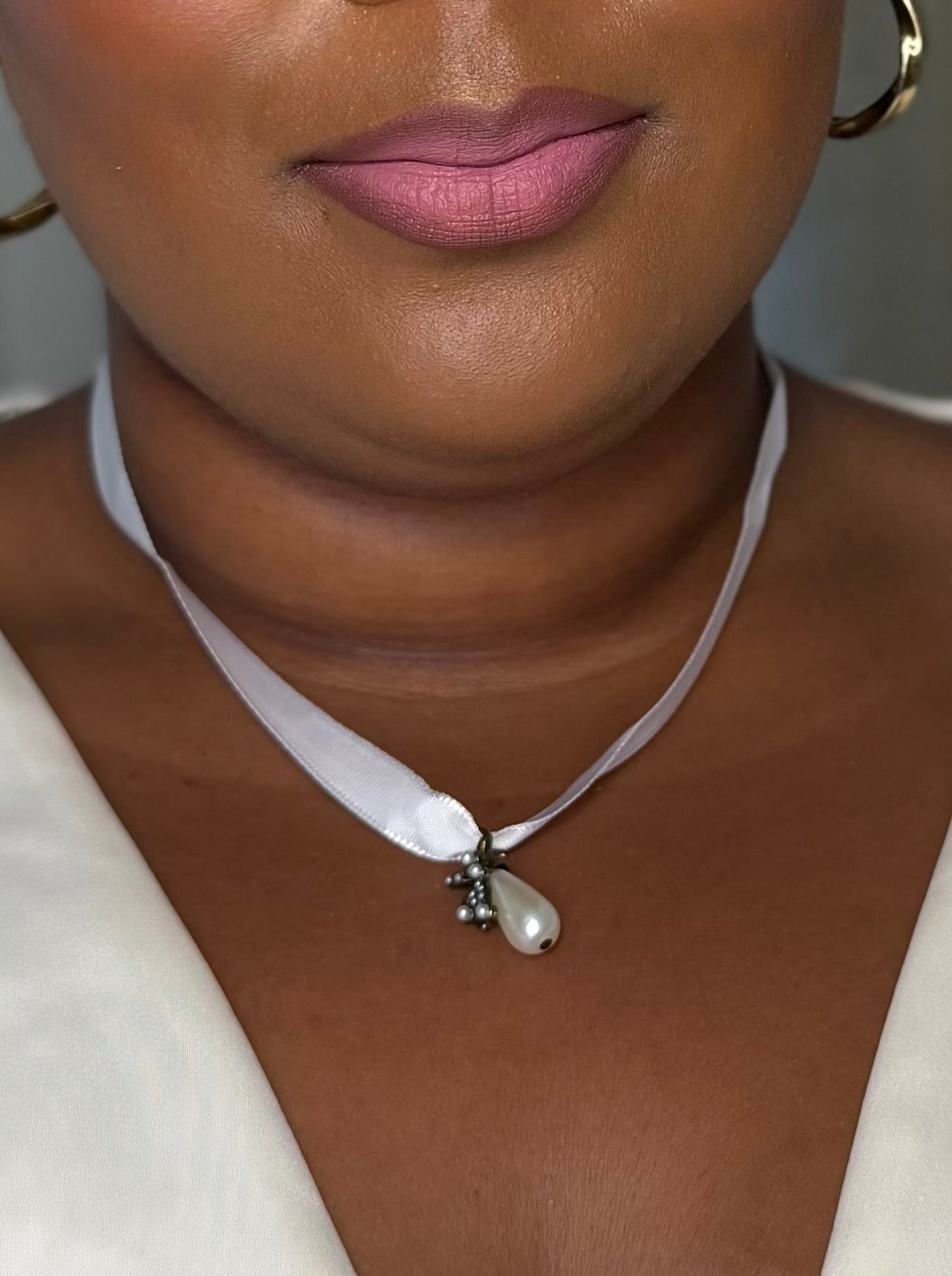 Brigderton Pear Tear Drop Necklace
