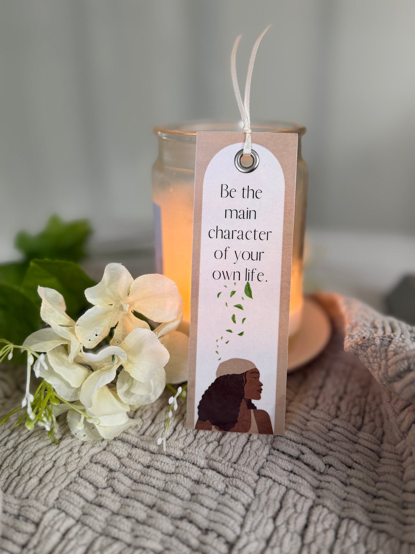 Main Character Bookmark | Feminine Reader Gift | Book Lover Bookmark for Women | Soft Girl Aesthetic Reading Accessory