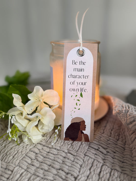 Main Character Bookmark | Feminine Reader Gift | Book Lover Bookmark for Women | Soft Girl Aesthetic Reading Accessory