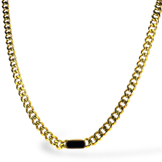 Unisex 18k Gold Cuban