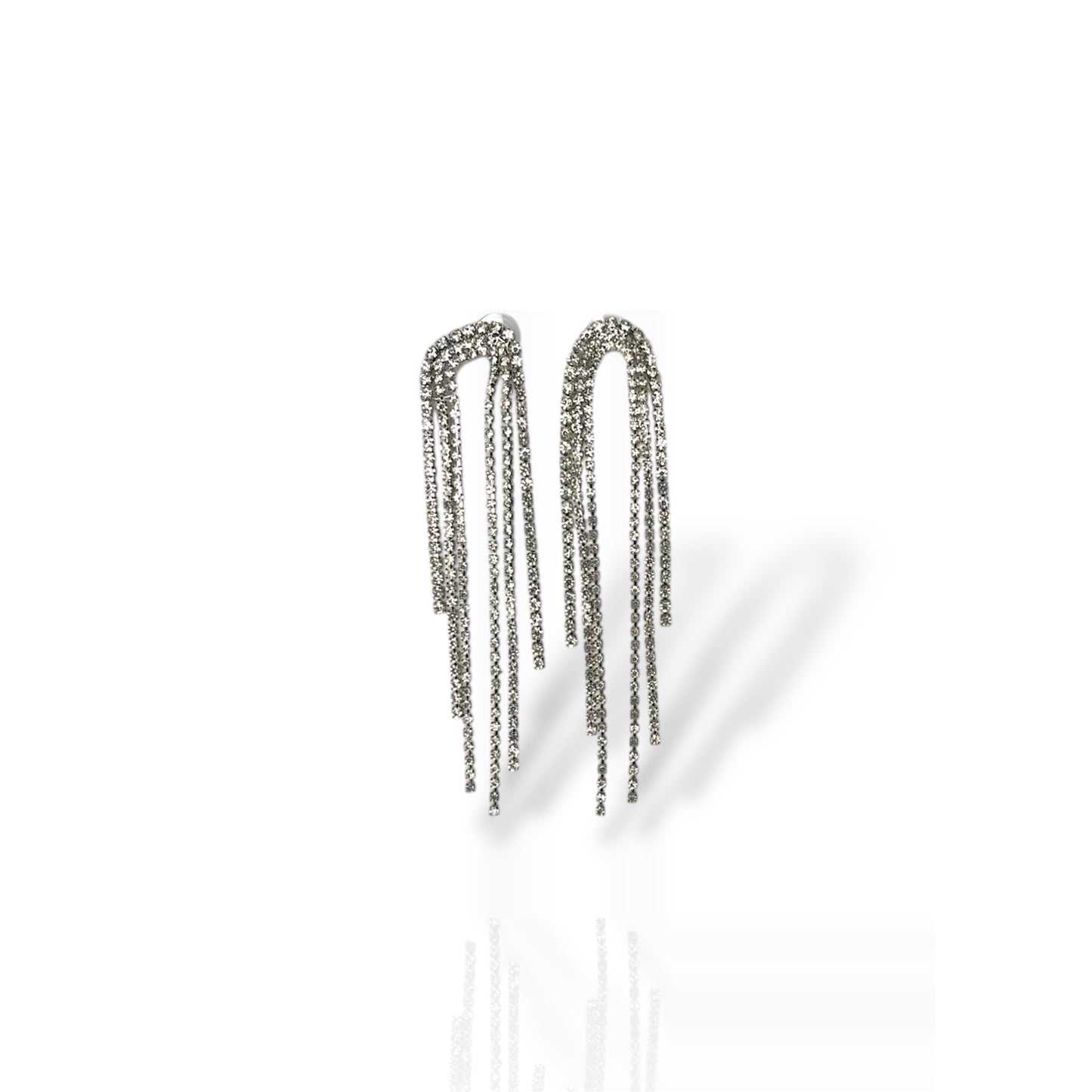 Rhinestone Tassel Earring