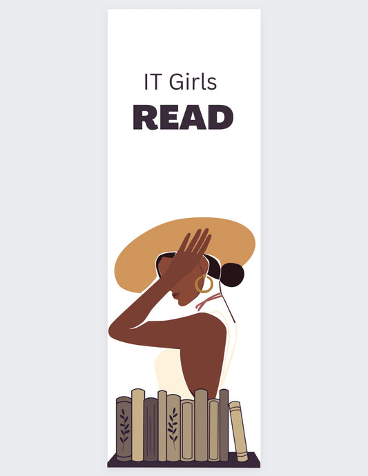 IT Girls Read Bookmark | Feminine Reader Gift | Book Lover Bookmark for Women | Soft Girl Aesthetic Reading Accessory
