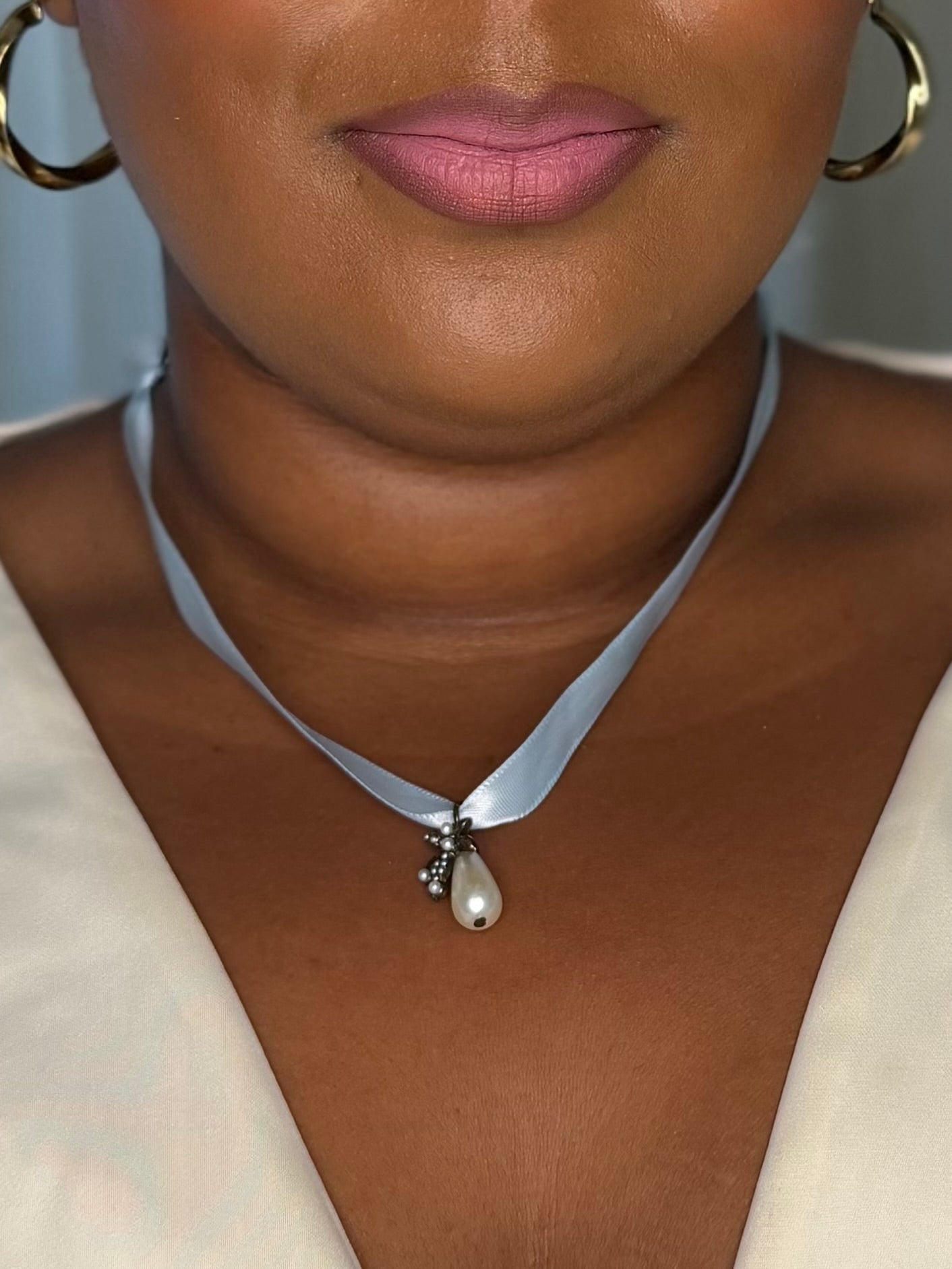 Brigderton Pear Tear Drop Necklace
