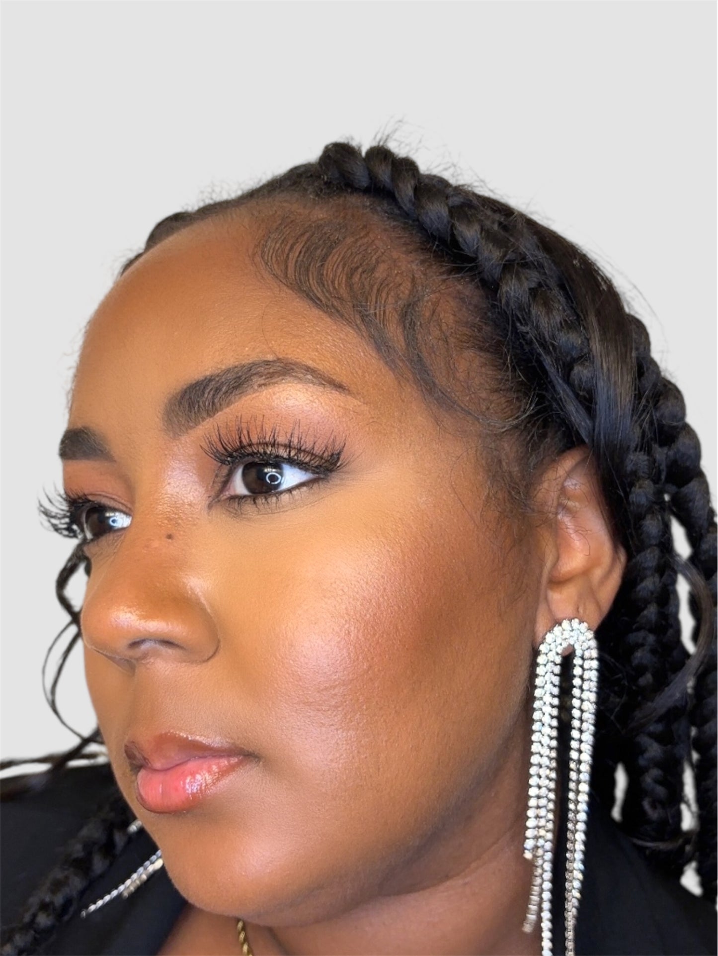 Rhinestone Tassel Earring