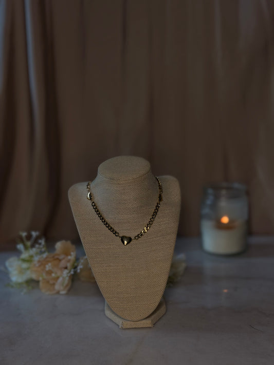 Have My Heart Necklace Gold Heart Necklace | You Are Loved Jewelry Gift | Feminine Chain Necklace | Encouragement Gift for Women