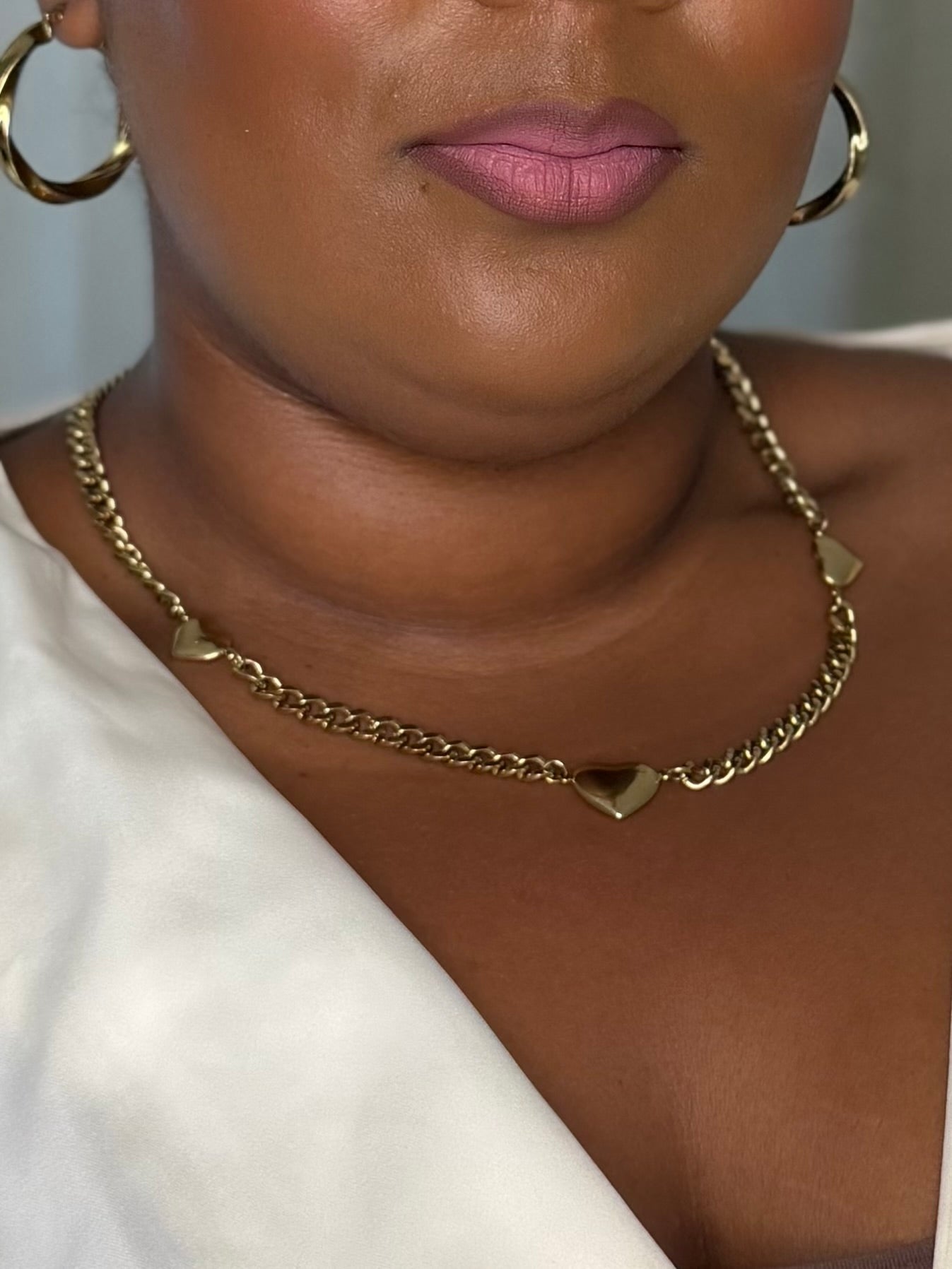 Have My Heart Necklace Gold Heart Necklace | You Are Loved Jewelry Gift | Feminine Chain Necklace | Encouragement Gift for Women