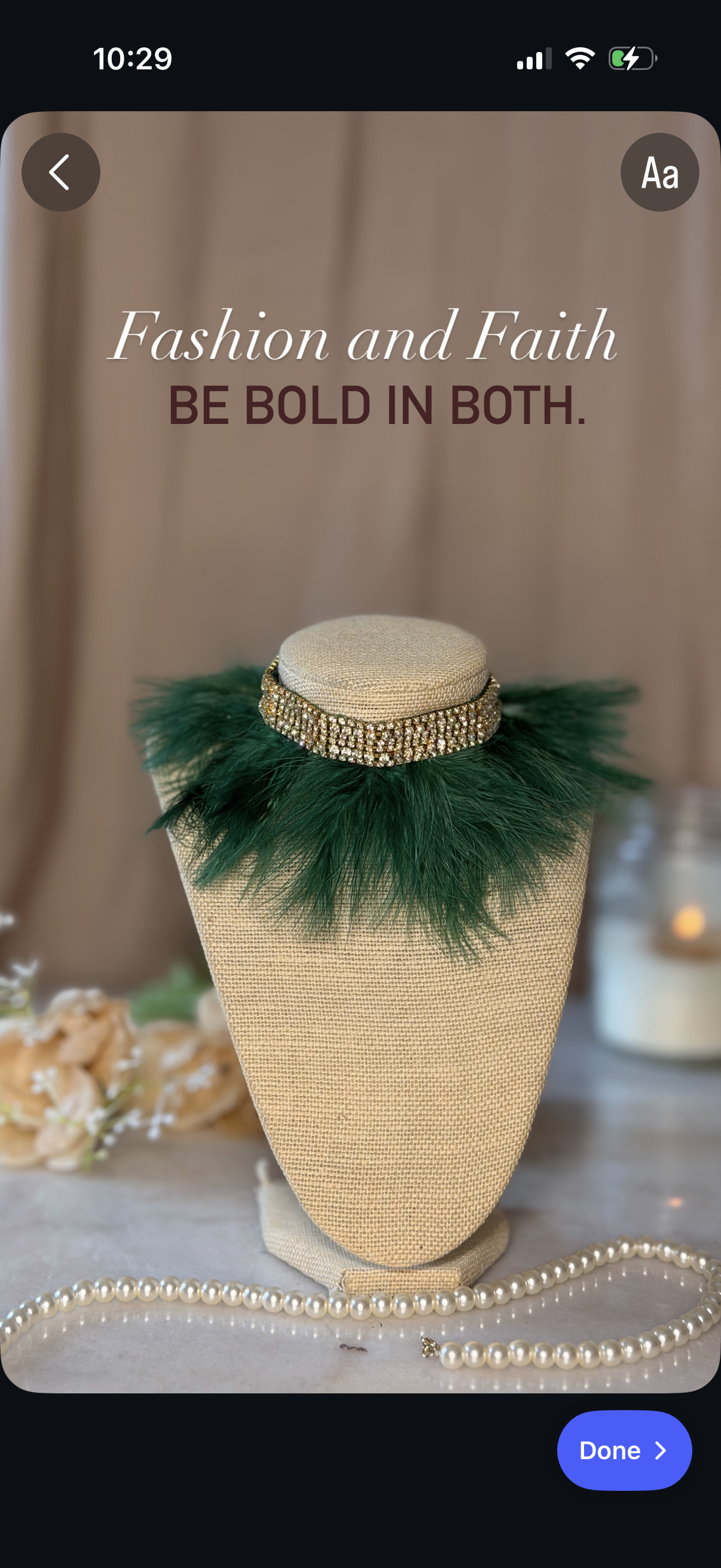 Green Statement Choker Necklace, Holiday Party Jewelry, Christmas Outfit Accessory, Bold Glam Necklace Fur Choker